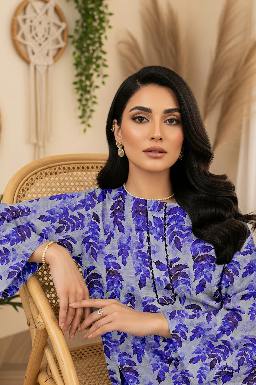 INDIGO FERN KHADDAR 2 PIECE