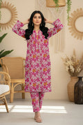 BLUSH BLOOM KHADDAR 2 PIECE